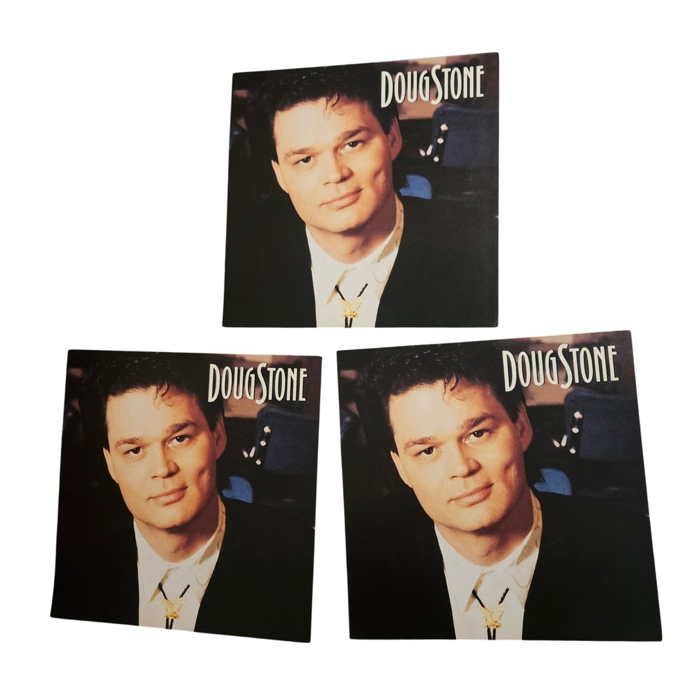 Doug Stone – Self Titled Promo Flat Album Posters 12x12 CBS Records 1990 Country